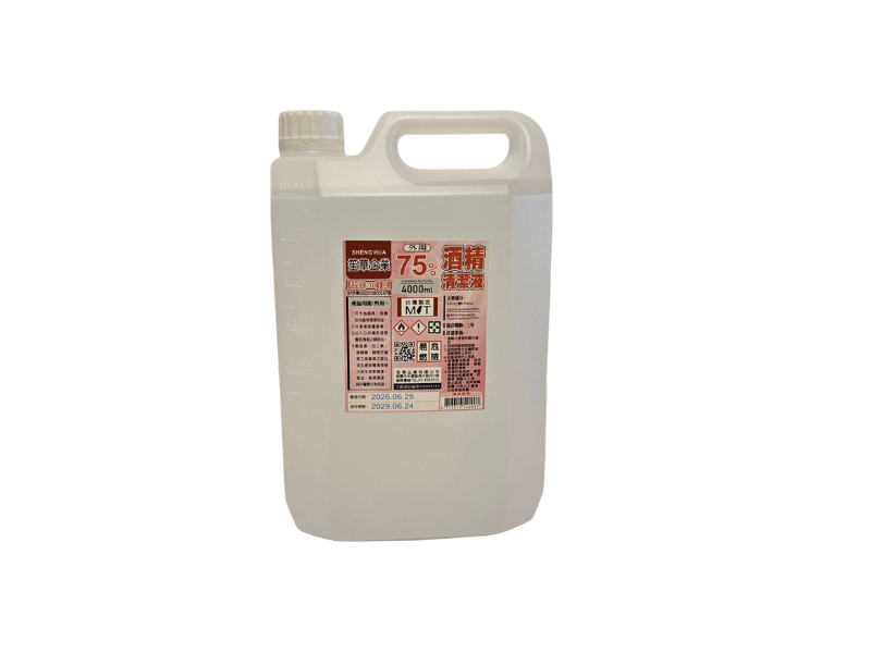 75%清潔酒精 4L
